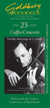 Front cover of Goldberg Ensemble 2007 leaflet